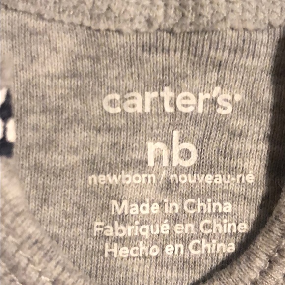 Carter’s NB & Cat & Jack Baby Clothes Bundle – 4pcs | Newborn - Picture 6 of 7